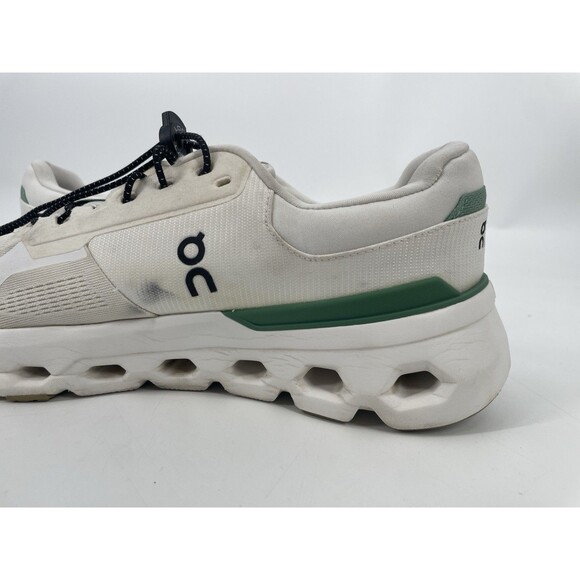 On Cloud Running Cloudrunner 2 Shoes White Green 3ME10142404 Men’s Size 11.5 - Picture 8 of 16